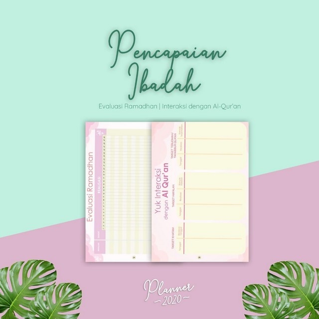Planner Pencapaian Ibadah