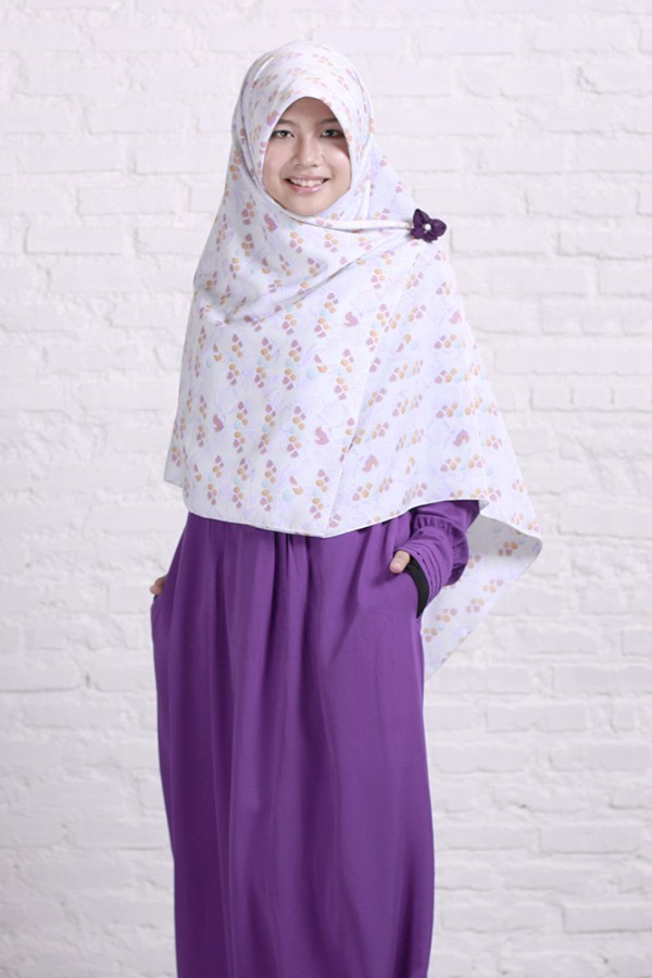 Gambar Alila Gamis Hari Ungu 2