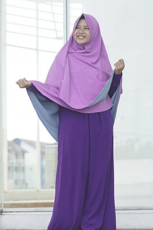 Gambar Alila Gamis Hari Ungu 4