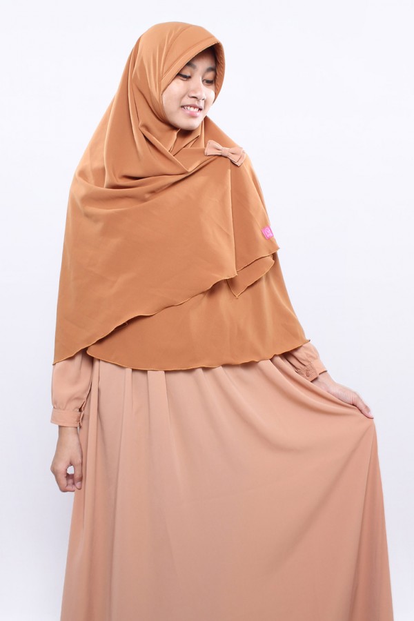 Gambar Anizah Gamis Nayla Krem