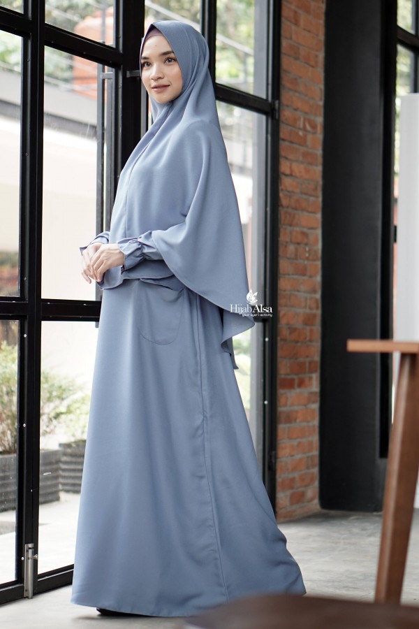 Gambar Gamis Jihan Denim 2